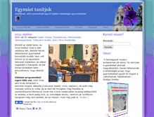 Tablet Screenshot of egymast-tanitjuk.hu